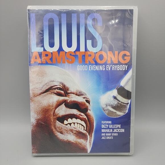 Louis Armstrong Good Evening Everybody DVD & Dizzy Gillespie Mahalia Jackson Etc - Picture 1 of 8